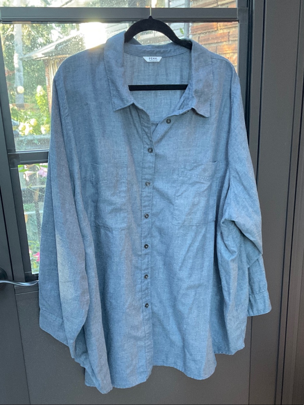 Penningtons Light Blue Casual Button-Down Shirt